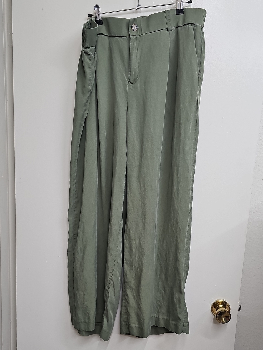 TORRID Wide Leg Studio Linen High-Rise Pant Size 16